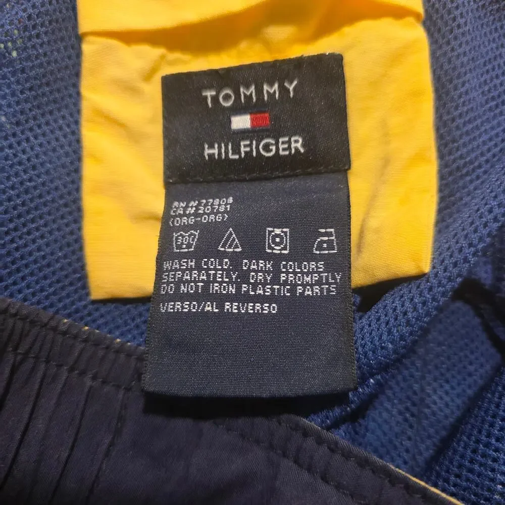 Tommy Hilfiger Vintage Tropical Swim Trunks With Liner Sz. Medium